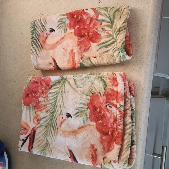 coastal collections Other - Flamingo hand towel with matching wash cloth